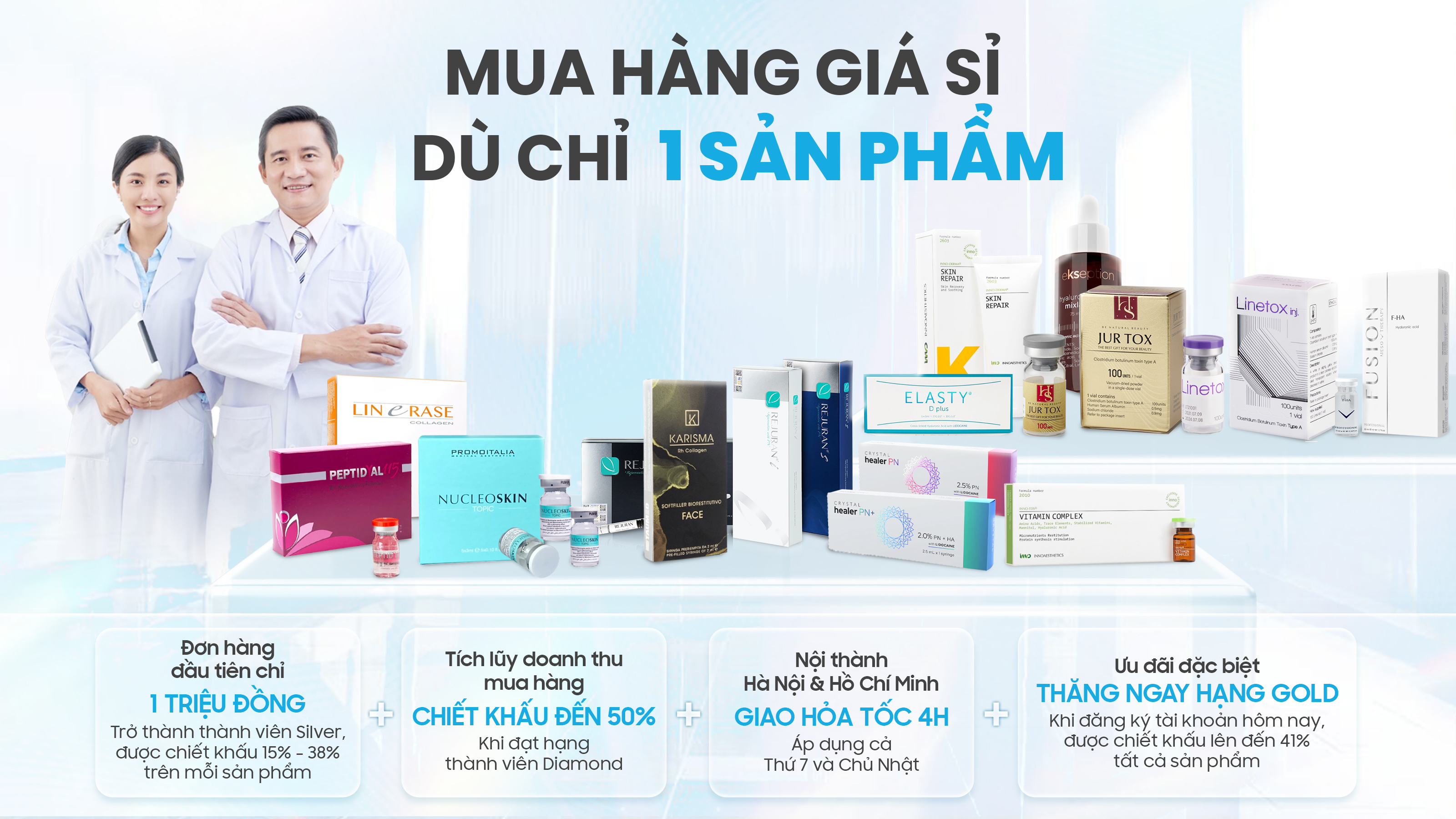 Thăng ngay hạng GOLD khi đăng ký tài khoản mua hàng ngay hôm nay