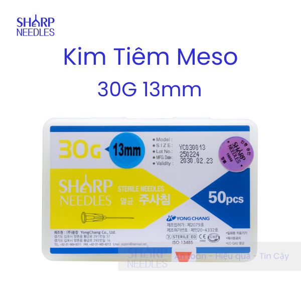 Sharp Needles 30G 13mm