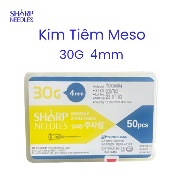 Sharp Needles 30G 4mm